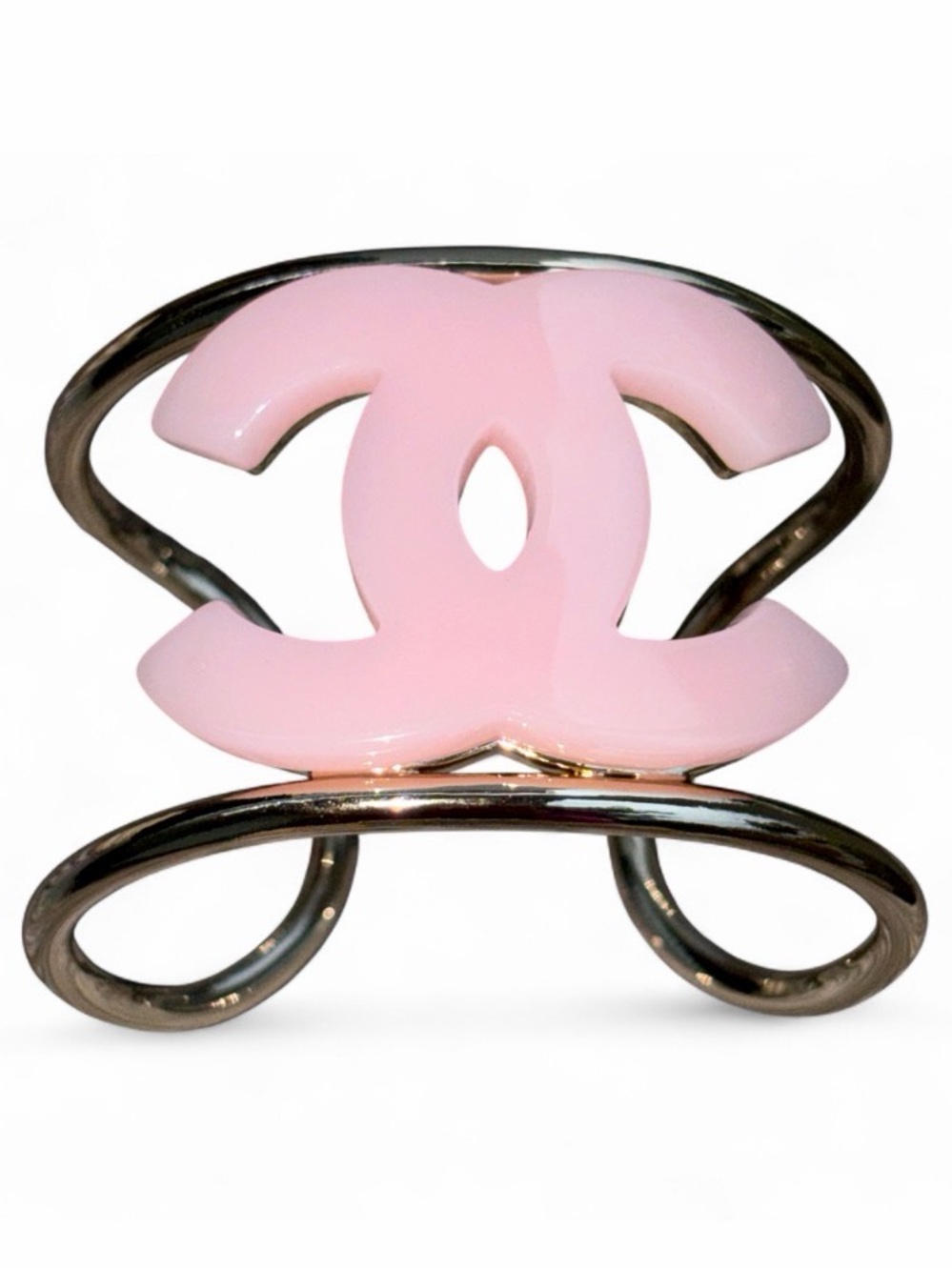 CHANEL Pink CC Cuff